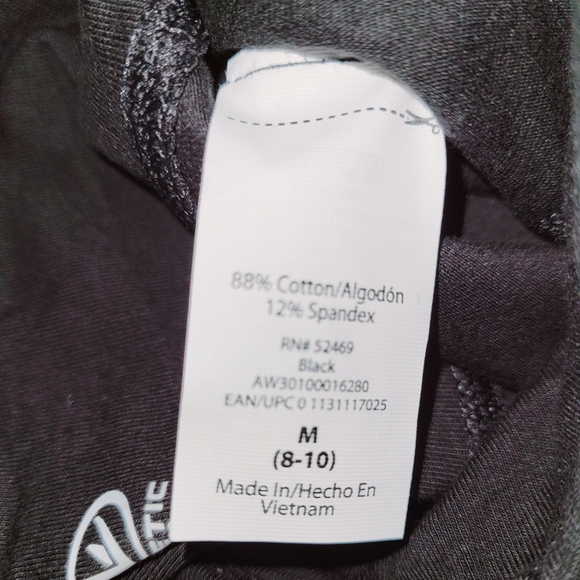 Moisture Wicking Athletic Works Black Pant Size M - Picture 2 of 8